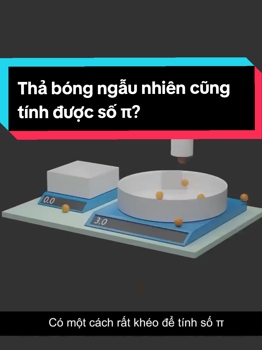 Chỉ cần thả thật nhiều quả bóng ngẫu nhiên, ta có thể tiến gần đến số π. Điều thú vị là nguyên lý này cũng đứng sau cách mô phỏng ánh sáng trong game. #toanhoc #khoahoc #kienthuc #giaimakienthuc #facts