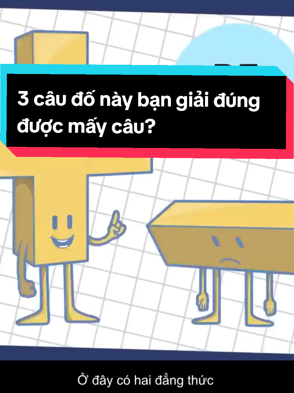 Ba câu đố nhìn đơn giản nhưng mỗi câu lại cần một cách quan sát khác nhau. Bạn giải được bao nhiêu câu trước khi xem đáp án? #toanhoc #khoahoc #kienthuc #giaimakienthuc #facts