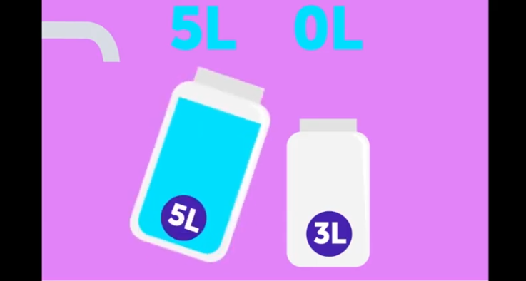 Bài toán đong 4 lít nước