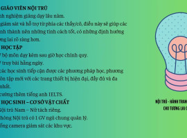 Những điều Trường Pétrus Ký mong muốn hướng đến PHHS khi cho con học Nội trú