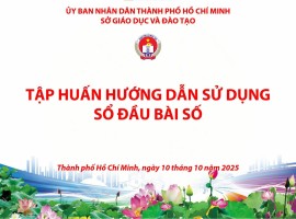Tập huấn hướng dẫn sử dụng sổ đầu bài số (10.10.2025)